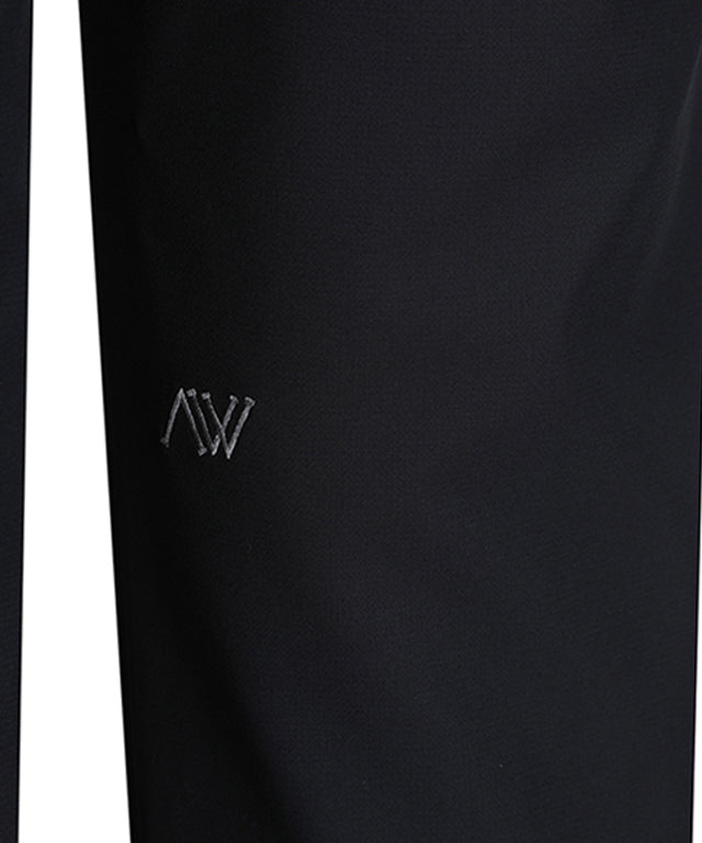 ANEW Golf Men Side Logo Point L/PT in Black, showcasing its stylish design and high-quality material.